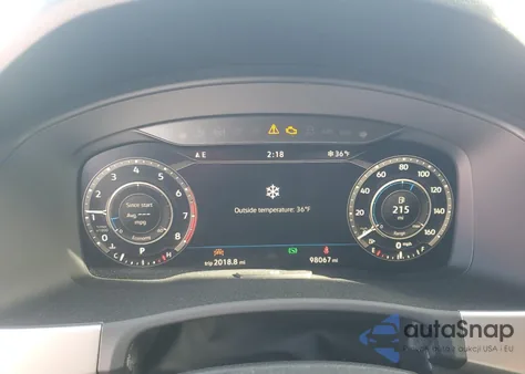 2019 Volkswagen Atlas 3.6L V6 Sel Premium z USA, uszkodzony, nr VIN 1V2NR2CA7KC533054